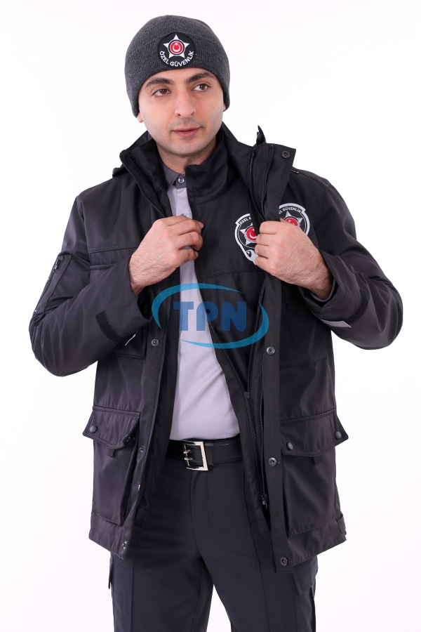 Yeni Tip Güvenlik Erkek Çıkmalı Kaban